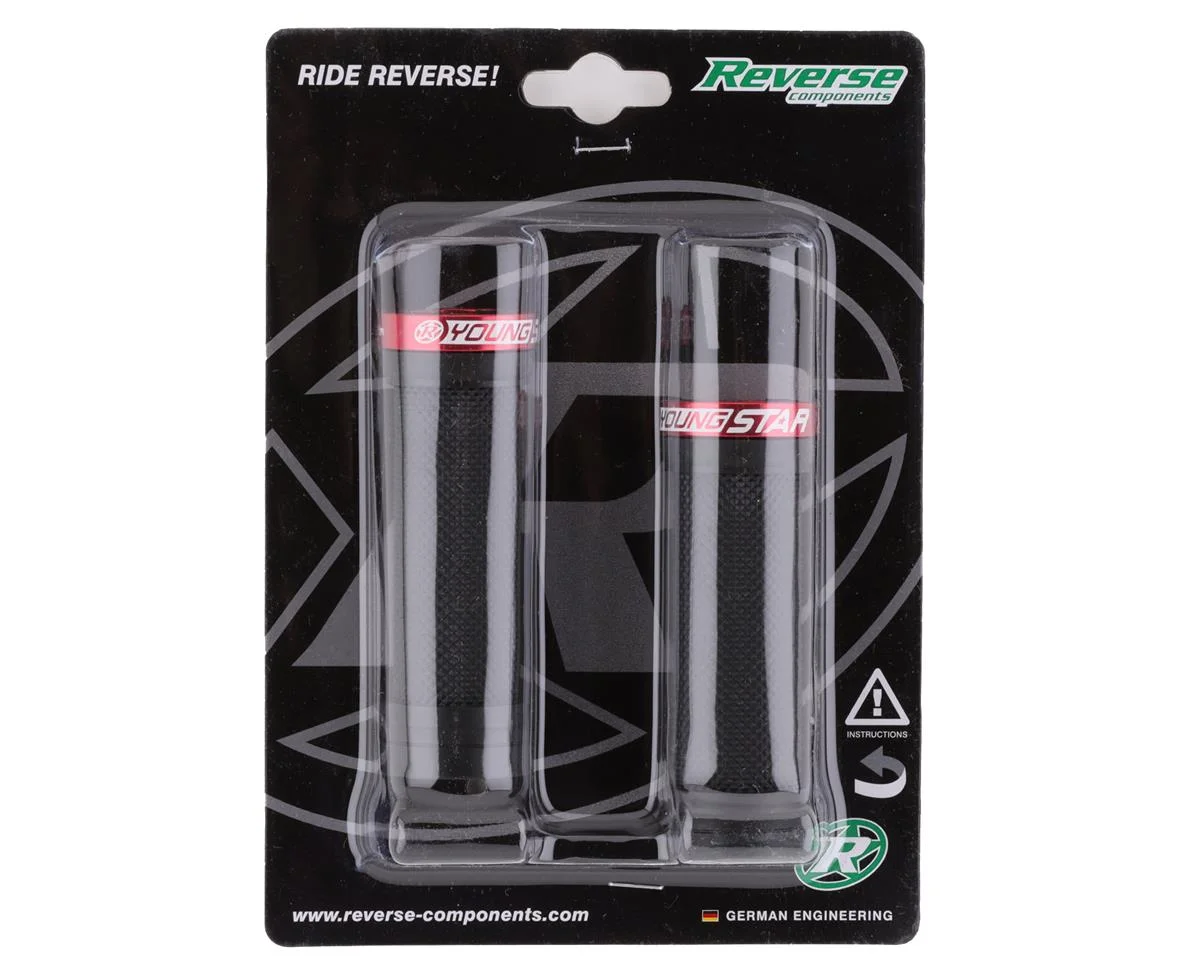 Reverse Components Youngstar Lock-On Grips (Black/Red) - view 2